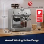 De’Longhi La Specialista Arte Evo Espresso Machine – Compact Cold Brew Coffee Maker with Grinder, Milk Steam Wand/Frother & Tamping Tools – Home Barista Kit for Lattes, Cappuccinos, Iced Coffees - Image 4