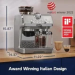 De’Longhi La Specialista Arte Evo Espresso Machine – Compact Cold Brew Coffee Maker with Grinder, Milk Steam Wand/Frother &amp; Tamping Tools – Home Barista Kit for Lattes, Cappuccinos, Iced Coffees - Image 4