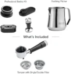 De’Longhi La Specialista Arte Evo Espresso Machine – Compact Cold Brew Coffee Maker with Grinder, Milk Steam Wand/Frother & Tamping Tools – Home Barista Kit for Lattes, Cappuccinos, Iced Coffees - Image 3