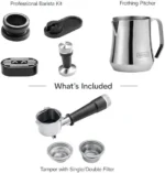 De’Longhi La Specialista Arte Evo Espresso Machine – Compact Cold Brew Coffee Maker with Grinder, Milk Steam Wand/Frother &amp; Tamping Tools – Home Barista Kit for Lattes, Cappuccinos, Iced Coffees - Image 3