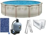 Brazil Premium 27′ x 52″ Round Above Ground Swimming Pool Packages - Image 4