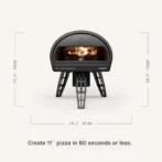 Gozney Roccbox Outdoor Pizza Ovens, Black, Portable, Gas &amp; Wood Fired, Restaurant-Grades - Image 2
