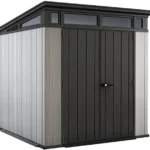 Keter Outdoor Storage Sheds, for House, Patio &amp; Yard, Plastic Resin, Artisan, 7×7 Ft, Gray