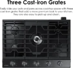 Samsung 36″ Gas Cooktops NA36N6555TS - Image 4