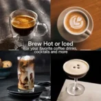 De’Longhi Magnifica Evo Automatic Espresso &amp; Coffee Machine with Auto Milk Frother, Built-in Grinder &amp; Auto-Clean Function – For Latte, Cappuccinos, Americano, Iced Coffee, ECAM29084SB , Silver - Image 3